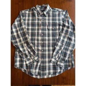 Vintage Gant Fox Hunt Plaid Button Down - Size L